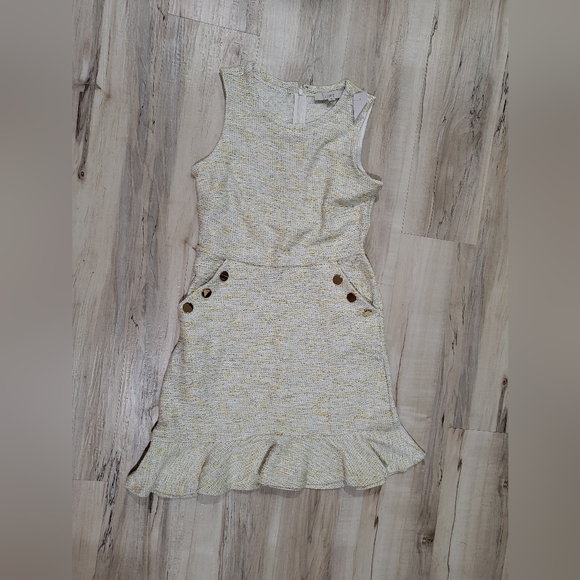 NWT Loft Tweed Like Sleeveless Sheath Dresses Women Size 2 Cotton Blend - Picture 10 of 14